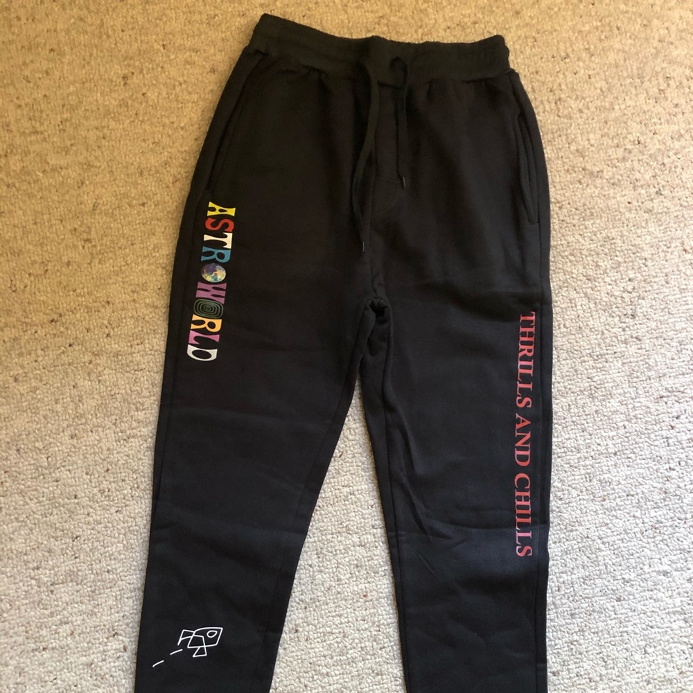 Travis Scott Astroworld Black Sweatpants